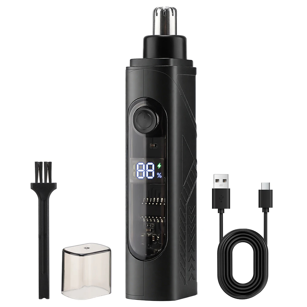 Men'S Grooming Facial - Rechargeable Nasal Trimmer & Facial Shaver