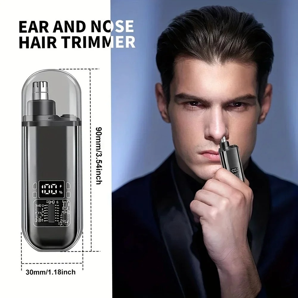 Men'S Grooming Facial - Nose Ear Hair Trimmer Electric Mini