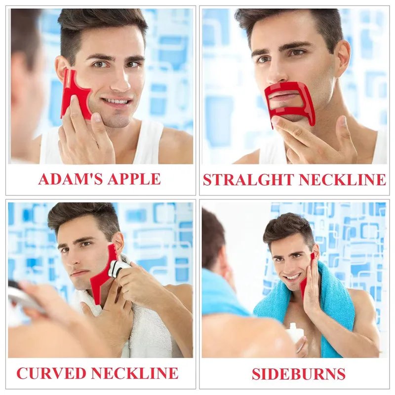 2/4Pcs Men's Beard Combs Hair  - Men'S Grooming Haircut review and price