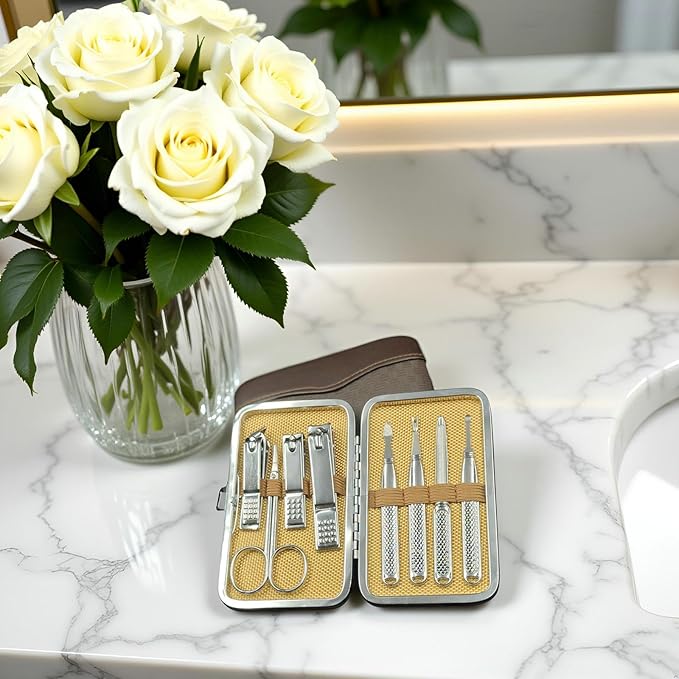 Manicure Set for Men and Women - Mens Grooming Kit Case review and price