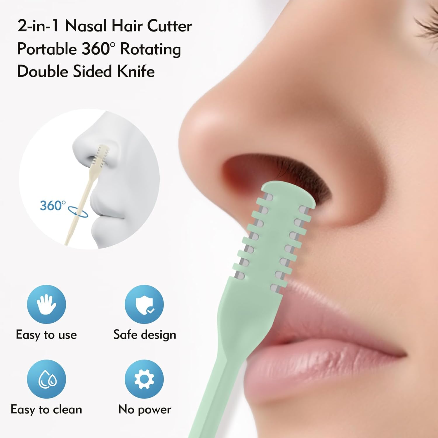 5/20/50Pcs 2-in-1 Nasal Cutter - Men'S Grooming Haircut review and price