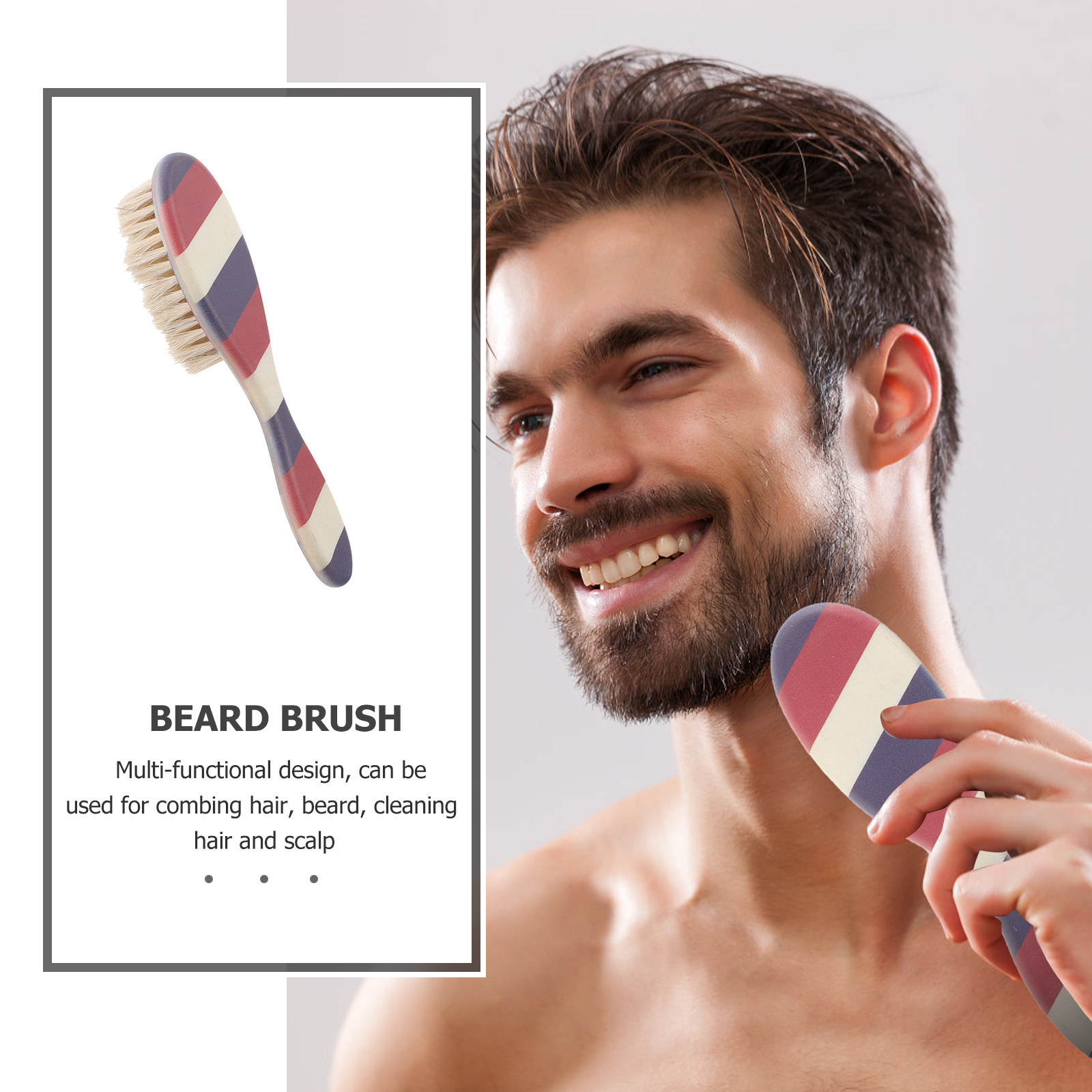 Professional Salon Beard Brush - Men'S Grooming Tool review and price