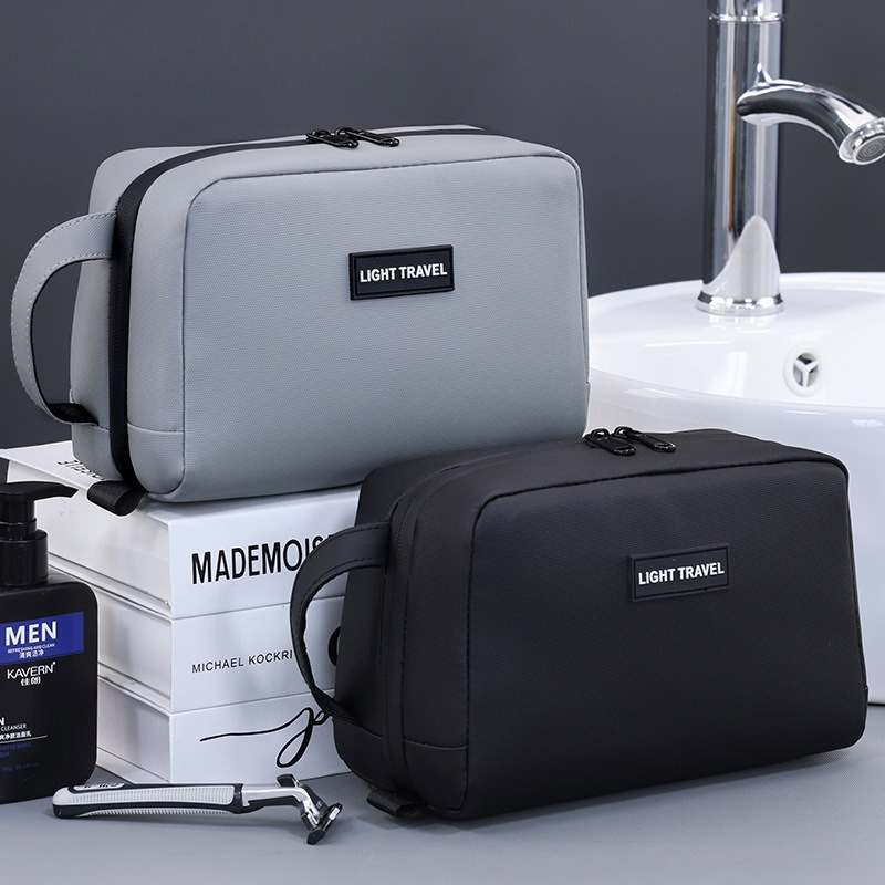 Waterproof Handheld Makeup Bag - Mens Grooming Kit Case review and price