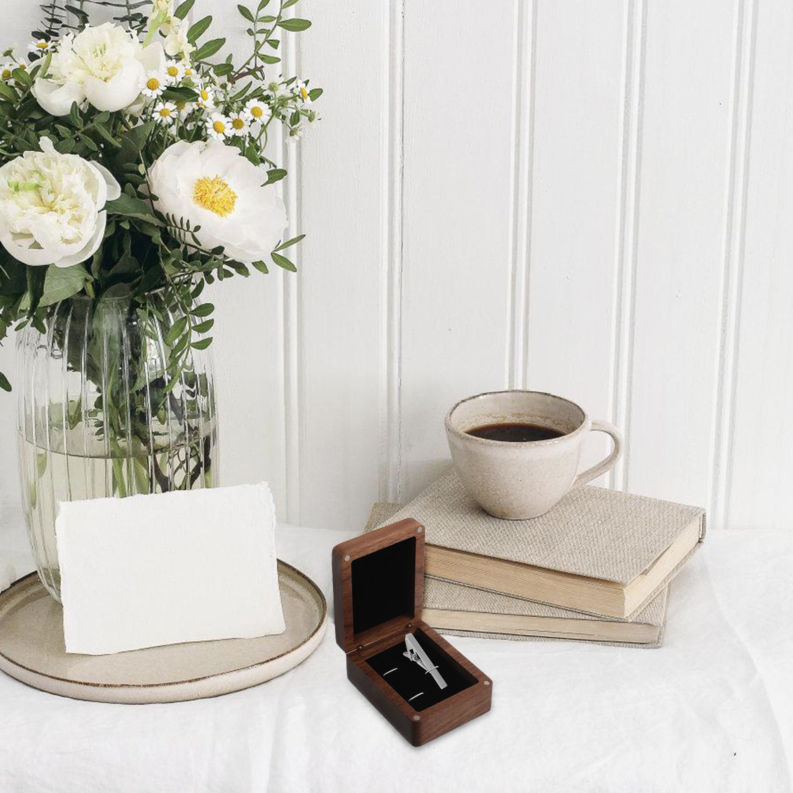 Timeless Black Walnut Cufflink - Men'S Grooming Organizer review and price