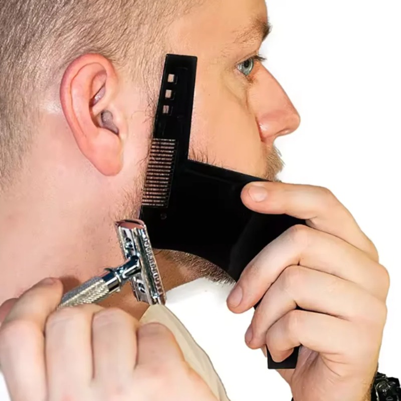 1PC Men Beard Shaping Template - Men'S Grooming Tool review and price