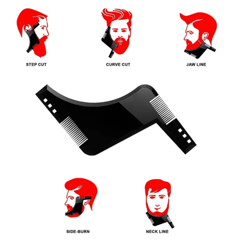 1PC Men Beard Shaping Template - Men'S Grooming Tool review and price
