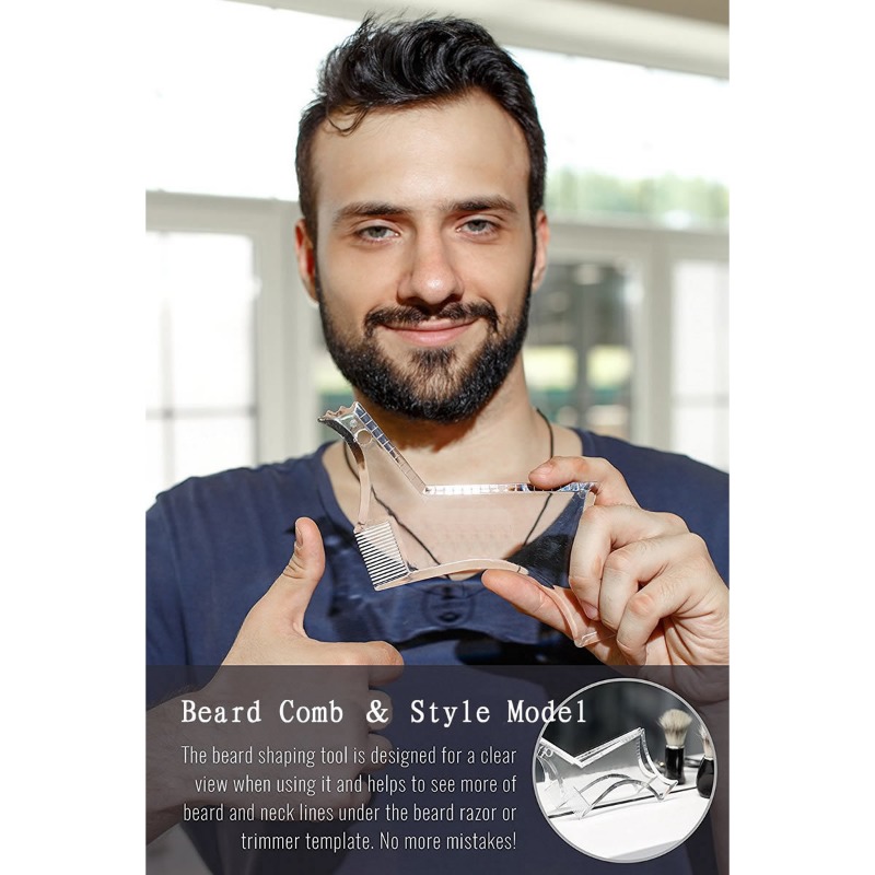 Beard Shaping Tool Mustache St - Men'S Grooming Facial review and price