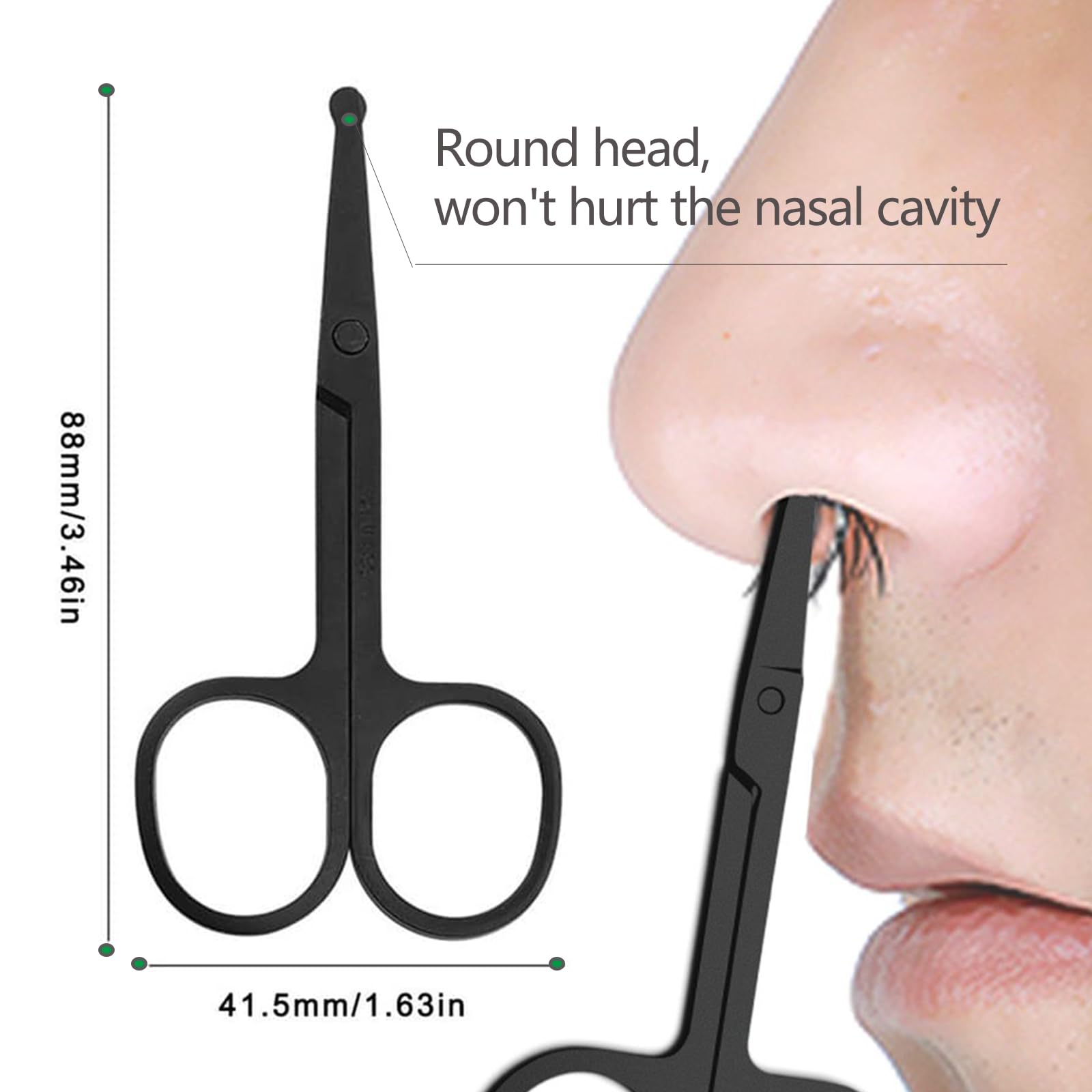 Eyebrow Scissors with Comb Fac - Men'S Grooming Facial review and price