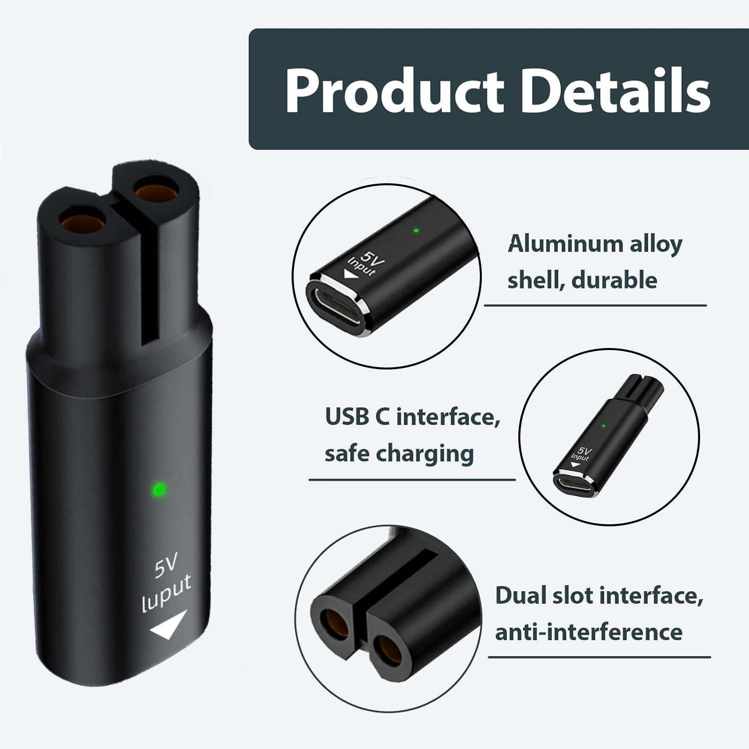 5V 15V USB Type C Charging Ada - Men'S Grooming Haircut review and price